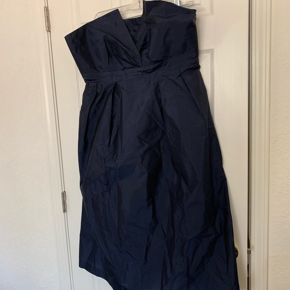 Vintage style navy cocktail dress